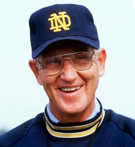 Lou Holtz Coached At Notre Dame